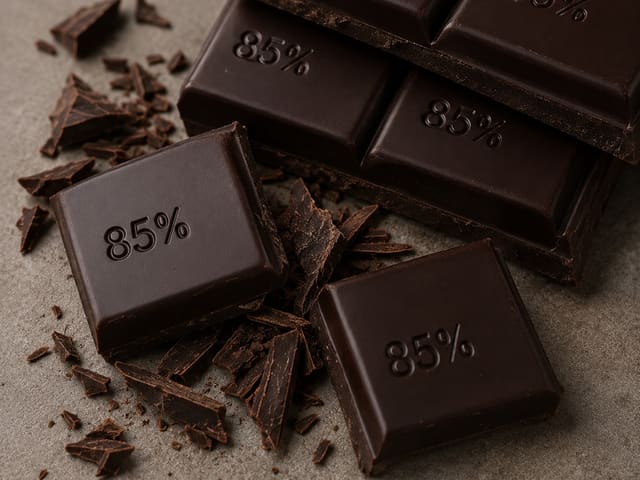 Dark chocolate 85 %