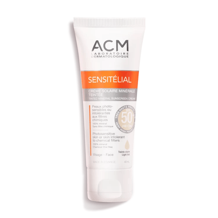 Sensitélial crema mineral SPF 50+ color claro