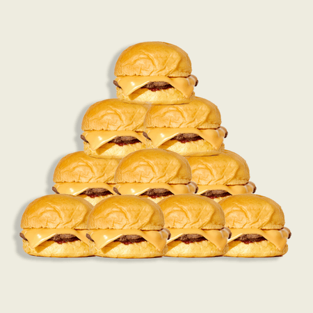 10 MINI BURGERS