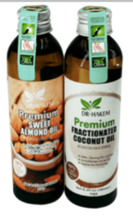 ACEITE CORPORAL COCO Y ALMENDRA 180ML DR HAKEM 