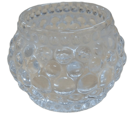 COPITA DE CRISTAL CON DISEÑO DE RELIEVE 