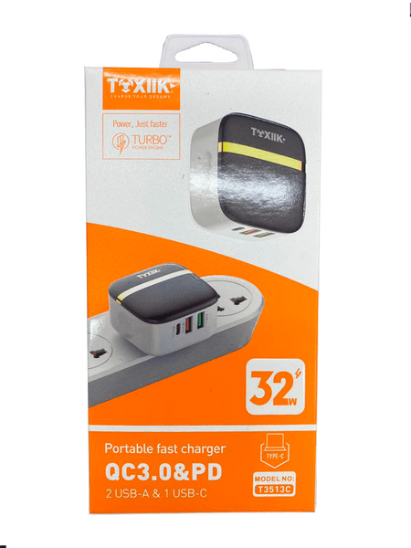Cargador Toxiik 32W Tipo C 