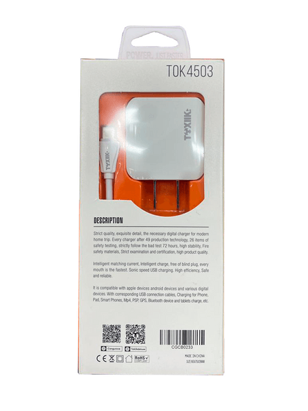 Cargador Toxiik 4503 Tipo C