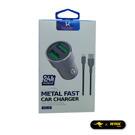 Cargador de Carro Kouders Micro USB