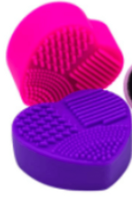 LIMPIADOR DE BROCHA EN FORMA DE CORAZON 