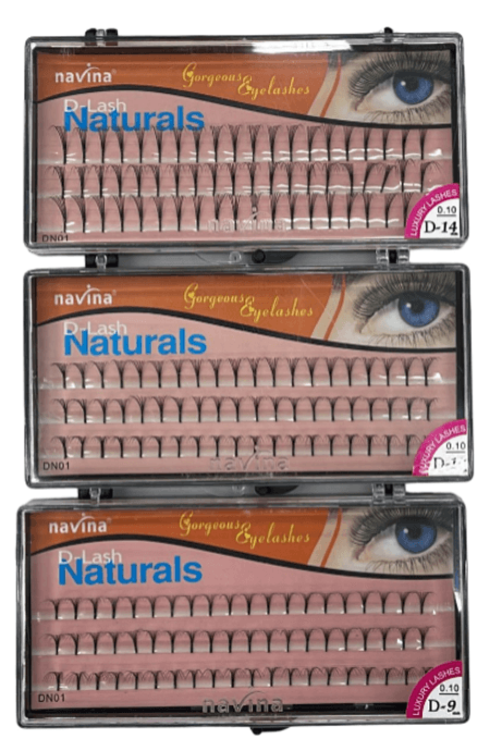 PESTAÑAS VOLUMEN RUSO NATURALS NAVINA10D