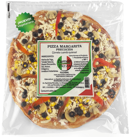 NUEVO - Pizza Vegetariana CONGELADA