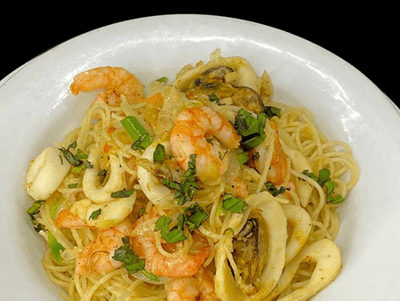 Vermicelli Frutos del mar alioli 