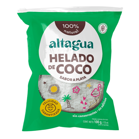 Helado de Coco 100g.