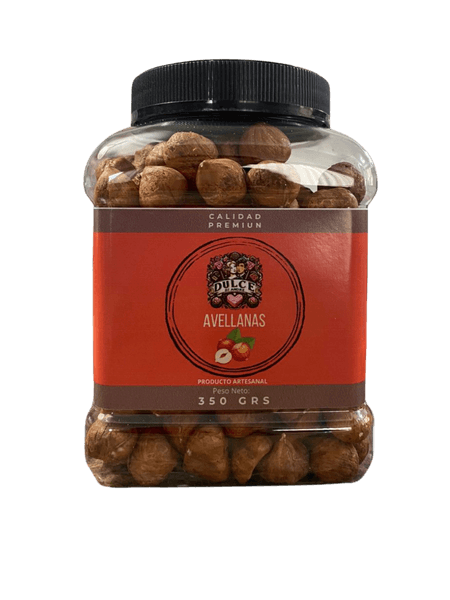 AVELLANA PELADAS CON PIEL NATURAL 350 GR