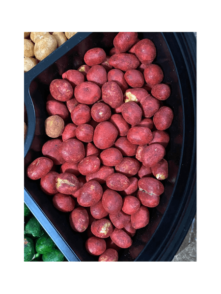 BANDEJA DE 5 DIVISIONES CON MANI JAPONES SURTIDO 