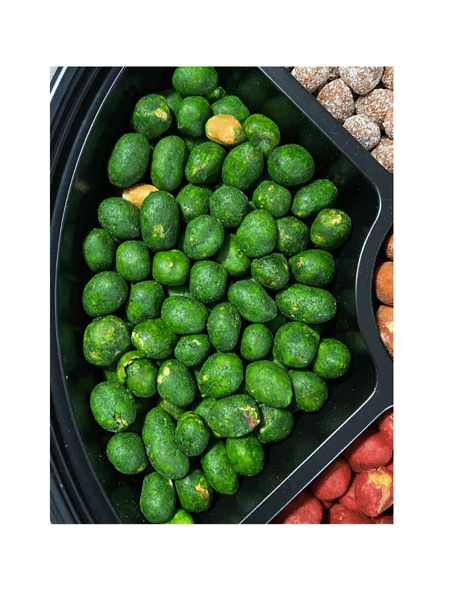 BANDEJA DE 5 DIVISIONES CON MANI JAPONES SURTIDO 