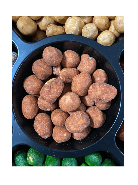 BANDEJA DE 5 DIVISIONES CON MANI JAPONES SURTIDO 