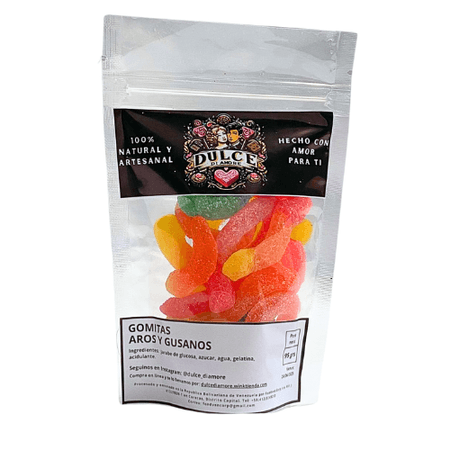 GOMITAS DE AROS Y GUSANITOS