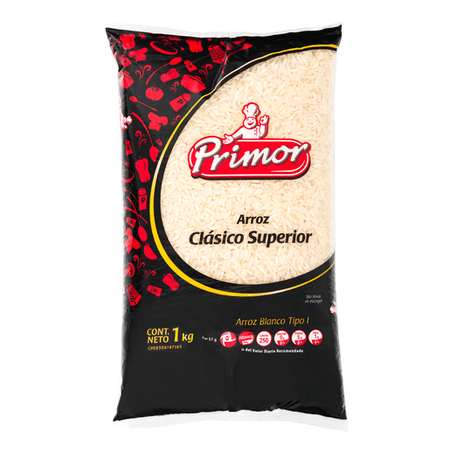 Arroz Clasico Superior Primor 1kg