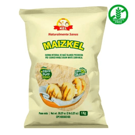 Harina De Maiz Maizkel 1kg
