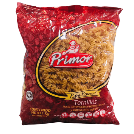 Pasta Extra Especial Tornillos Primor 1kg