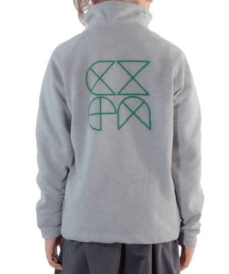 Suéter gris con cierre UNISEX