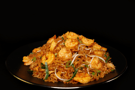 ARROZ FRITO CON CAMARONES