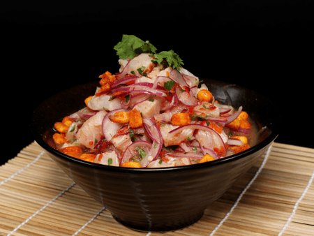 CEVICHE DE PESCADO BLANCO