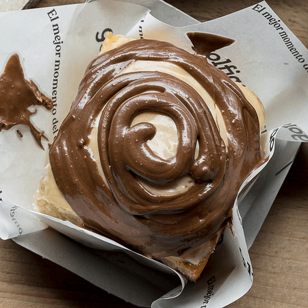 Rollo de Canela con Nutella