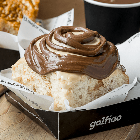 Rollo de Canela con Ovomaltina