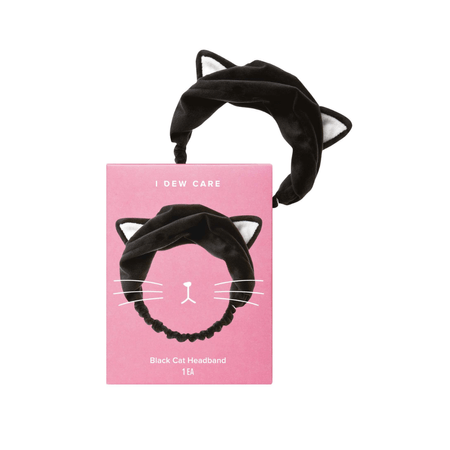 I DEW CARE - Black Cat Headband 