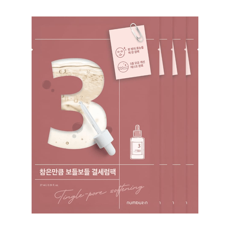 Numbuzin No. 3 Tingle Pore Softening Sheet Mask 27ml