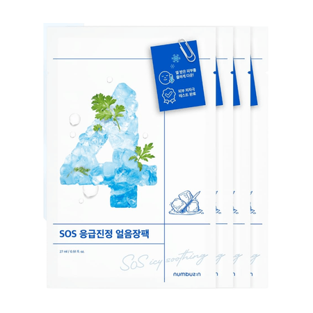 Numbuzin No. 4 Icy Soothing Sheet Mask 27ml