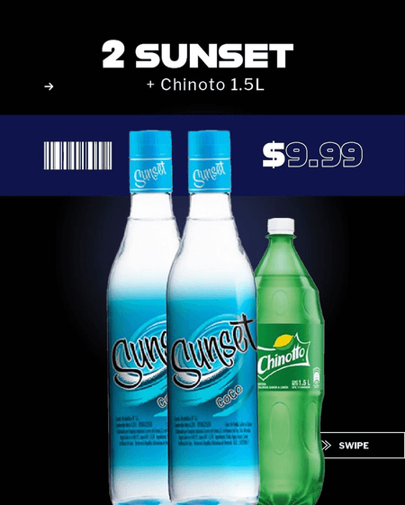 2 SUNSET COCO+CHINOTTO 1.5L