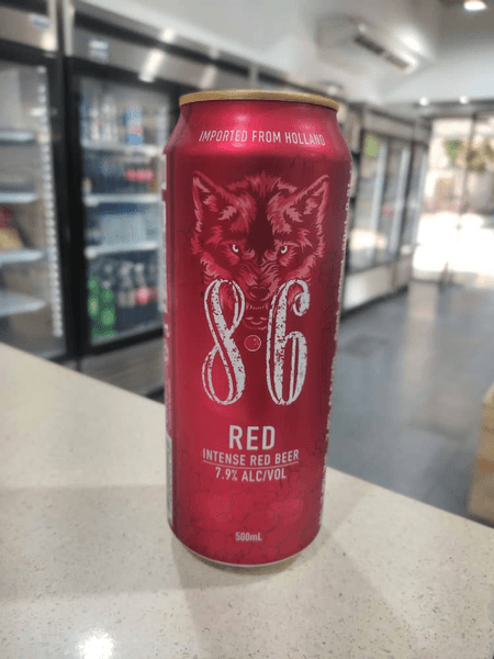 CERVEZA 8.6 RED INTENSE RED BEER 500ML