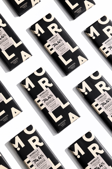 MORELLA chocolate en barra 80gr