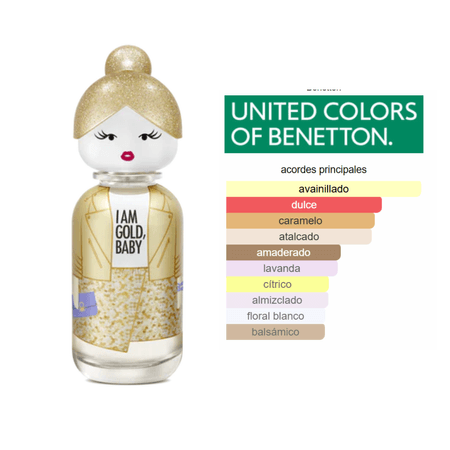 Sisterland Golden Vainilla EDP (80ml) - Benetton