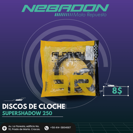 DISCO DE CLOCHE P/E SUPERSHADOW 250