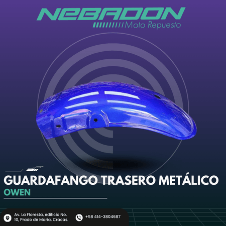 GUARDAFANGO TRASERO PARA OWEN AZUL