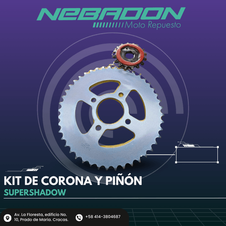 KIT DE CORONA Y PIÑON SUPERSHADOW