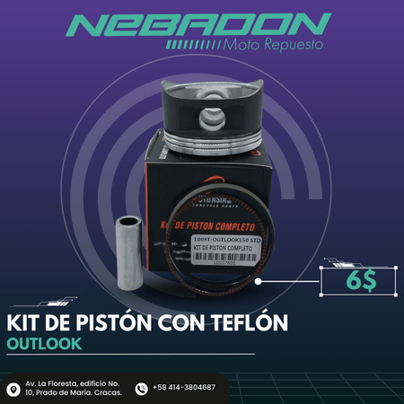 KIT DE PISTON CON TEFLON OUTLOOK