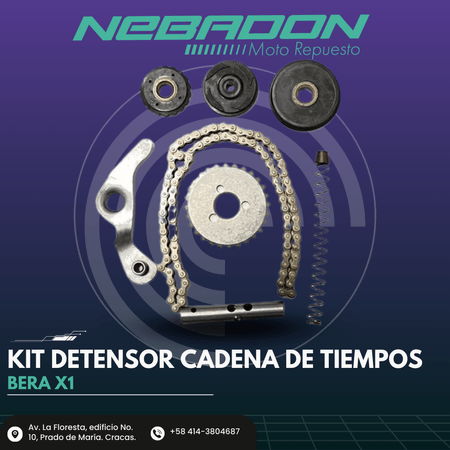 KIT DETENSOR CADENA DE TIEMPOS BERA X1