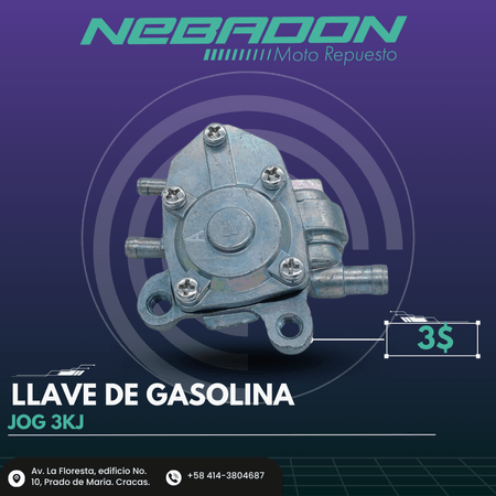 LLAVE DE GASOLINA JOG 3JK 1X200