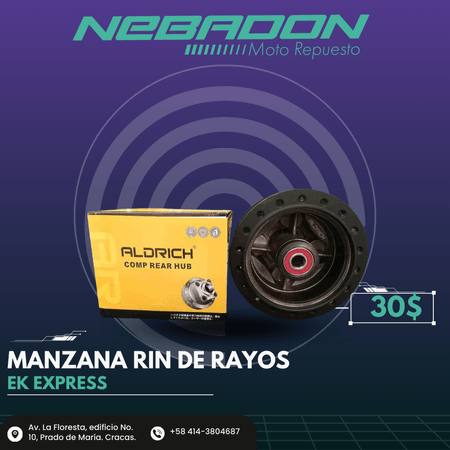 MANZANA TRASERA PARA EK-EXPRESS