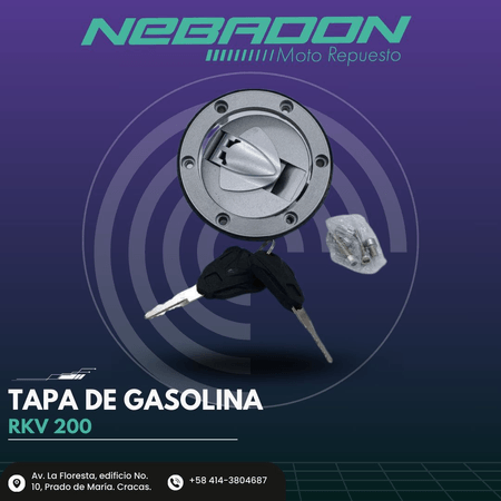 TAPA DE GASOLINA DE RKV