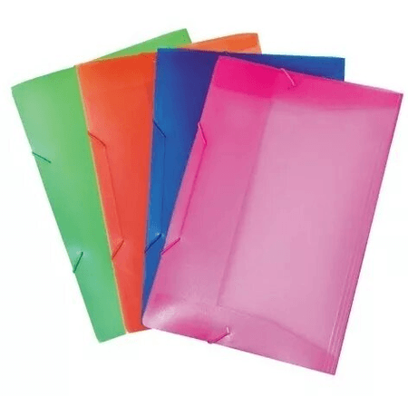 Carpeta con Liga Plástica