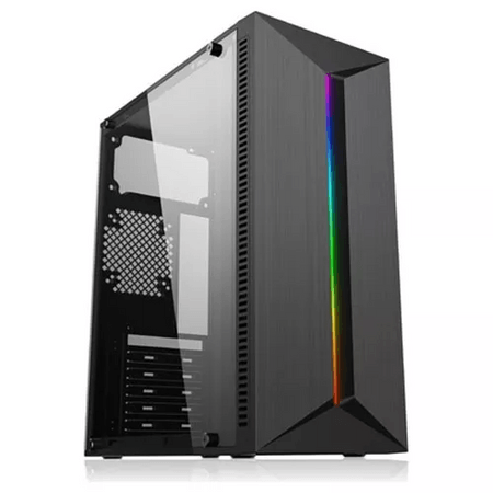 Case LinkWorld uATX Gaming Mid ATX USB Negro s/Fuente