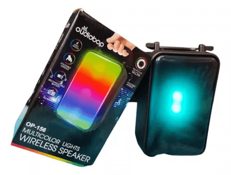 Corneta Oudiobop Multicolor Lights Wireless Speaker