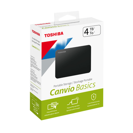 Disco Duro Externo 4TB Toshiba Canvio Basics USB 3.0