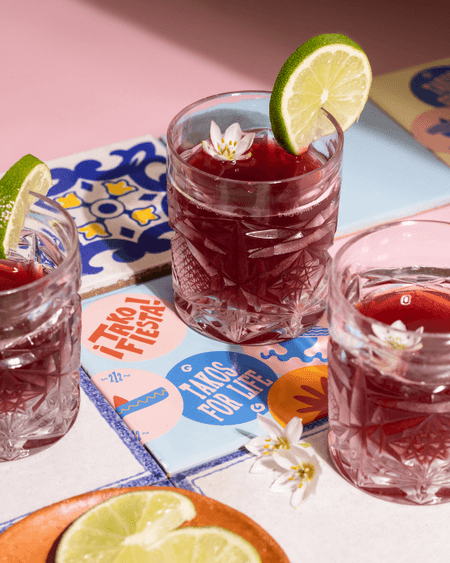 Aguafresca De Piña y Flor de Jamaica