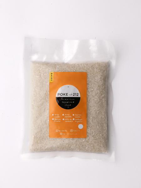 Arroz japonés crudo