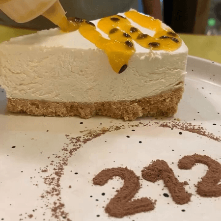 Cheesecake de parchita