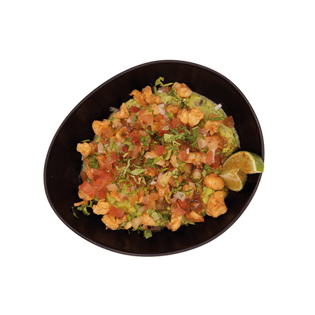 Guac con camarones