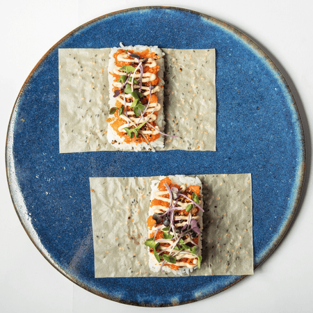 Hand roll de spicy salmon